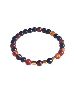 Pulsera básica de Piedra natural pequeña de Sardonix