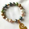 Pulsera en Perlas Shell – Dije Precolombino de Pectoral Tairona