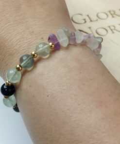 PULSERA MANO - FLUORITA GLORIA NOREÑA