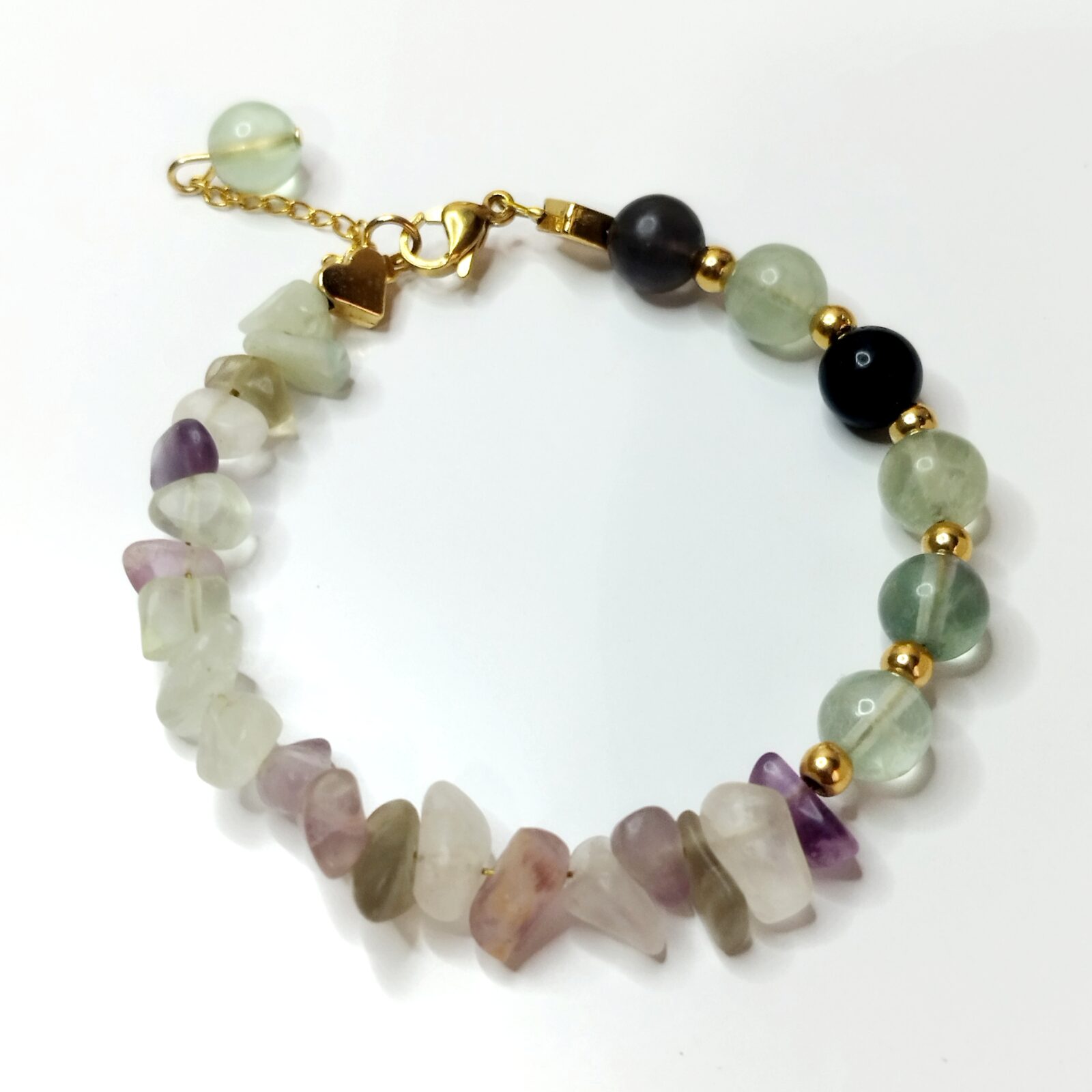 PULSERA FLUORITA- GLORIA NOREÑA