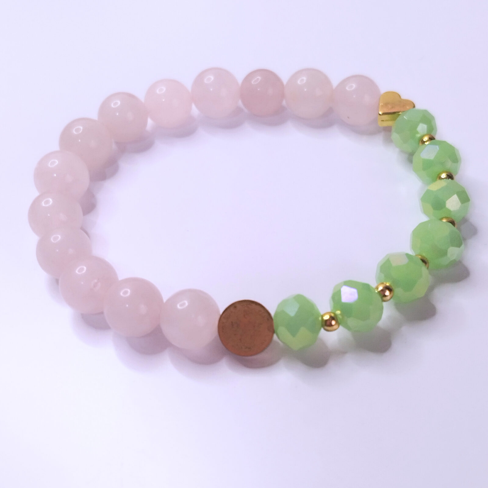 PULSERA EN PIEDRA NATURAL Y CRISTAL DE MURANO - SEPARADOR DE SAN BENITO - Imagen 3