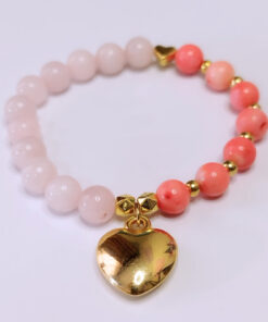 PULSERA CUARZO ROSA - GLORIA NOREÑA